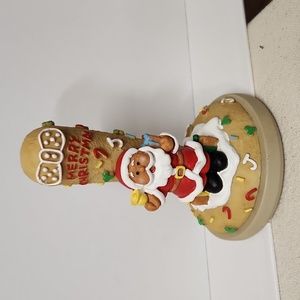 Vintage Brown Bag Christmas Santa Cookie Press Rare EUC